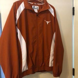 Russel steam issue Texas Longhorn lines jacket